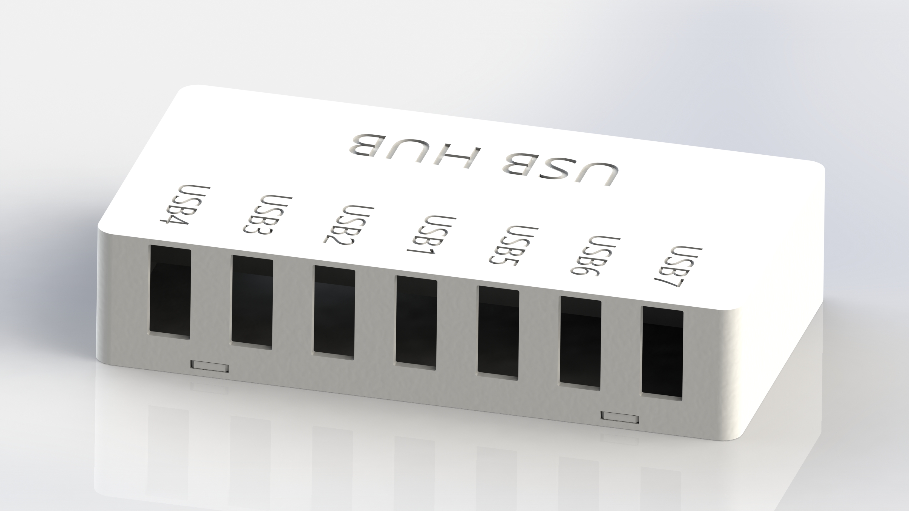 USB2.0集线器分离器外壳-7端口